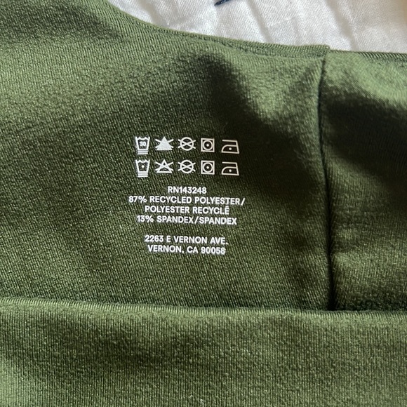 Forest Green Reformation Cropped Tank - Picture 4 of 4